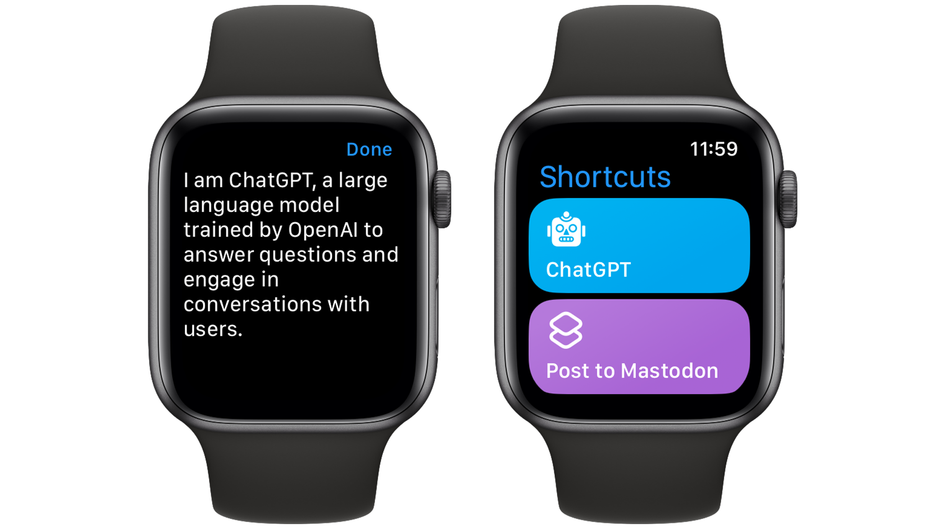 ChatGPT on Apple Watch