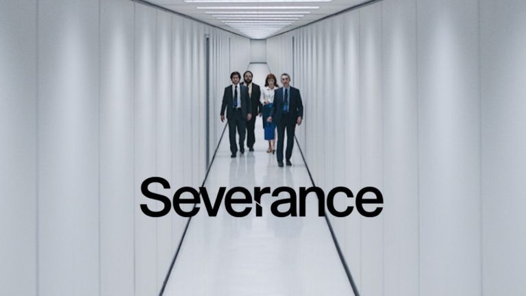 A shot from Severance, the Apple TV Plus sci-fi thriller