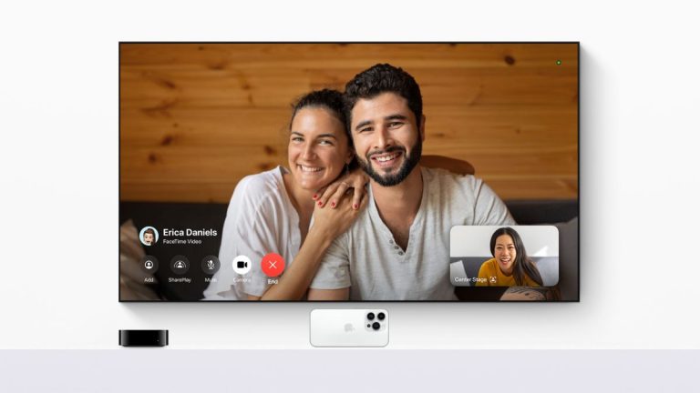 Apple and tvOS 17 bring FaceTime to the Apple TV with Continuity Camera