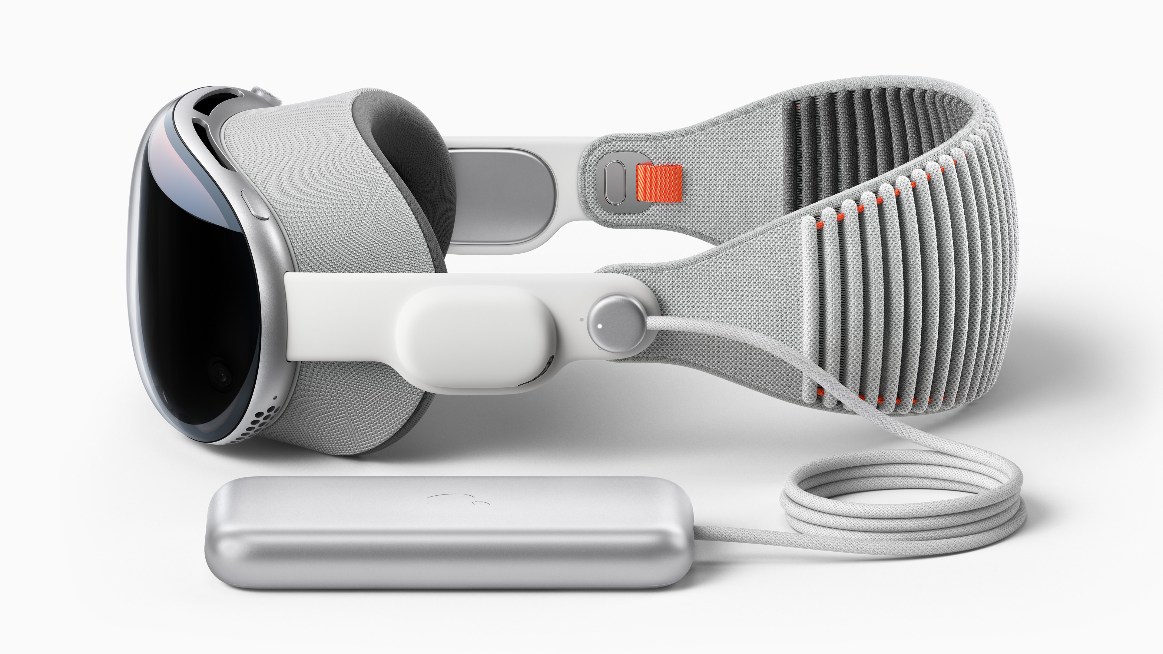 Apple Vision Pro headset, launched at WWDC in California.