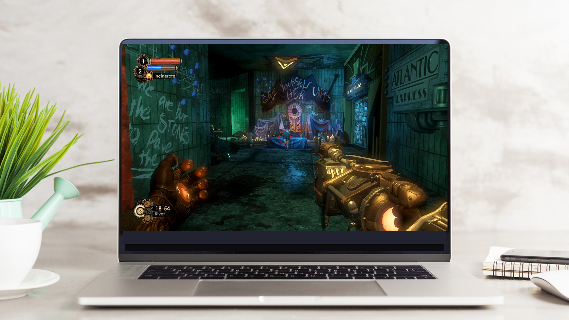 Bioshock 2 running on MacBook Pro