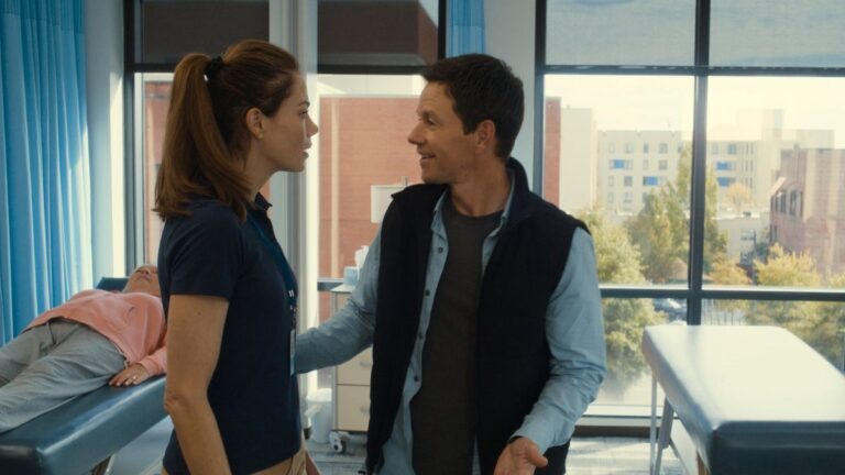 This image is of actors Michelle Monaghan and Mark Wahlberg in the movie, 