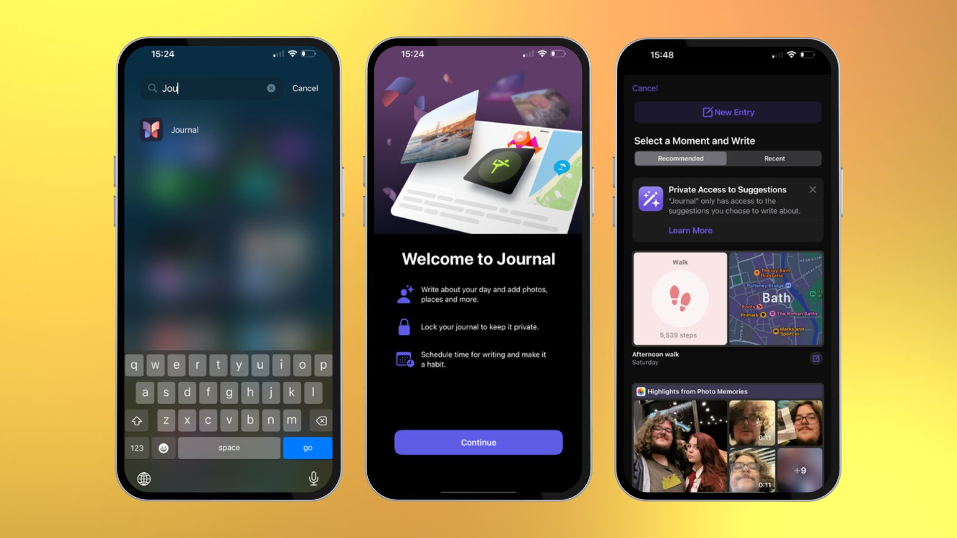 Journal app in iOS 17