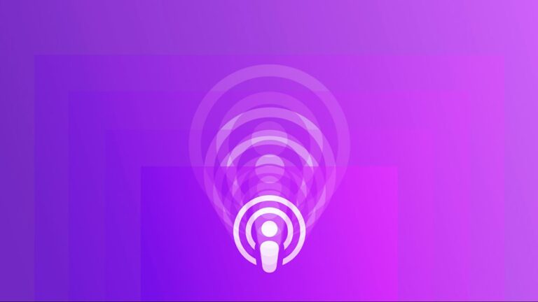 This is an image of logo for Apple Podcasts 