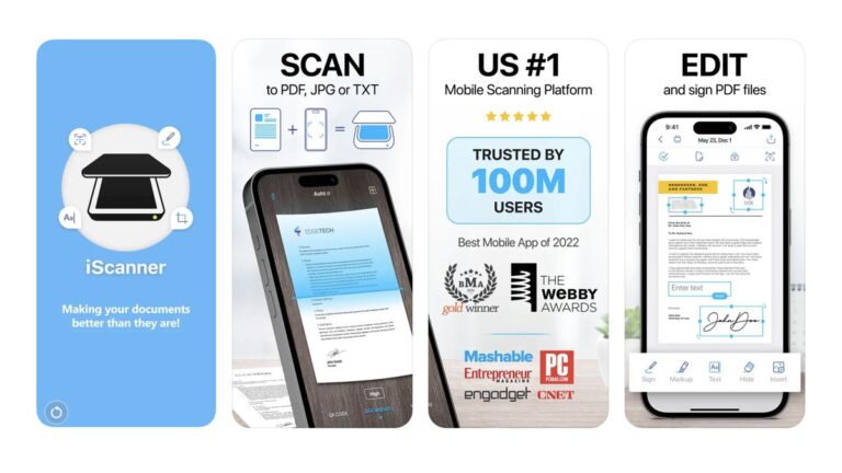 Scan documents on the go with this essential iPhone productivity app